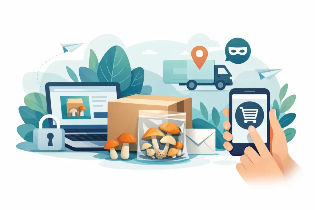 How to Order Shrooms Discreetly Online